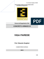 Notas C13 Viga Parede