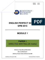 English Perfect Score SPM 2015