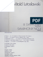 Lutoslawski - Symphony No.3 - 1985