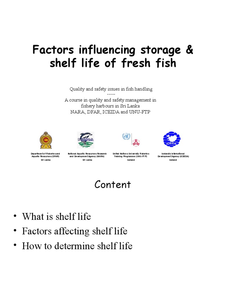 Factors Influencing Fresh Fish Shelf Life | PDF | Shelf Life | Tuna