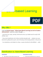 Project Based Learning-Game-Based Learning