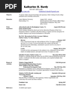 Hardy Fall 2015 Resume Updated