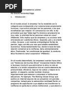 Etica Como Competencia Laboral