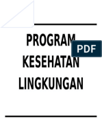 Program Kesehatan Lingkungan