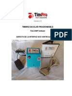 Timbre Escolar Programable