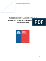 Preguntas Frecuentes Plan Continuidad 2015 PDF