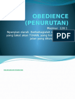 Obedience (Penurutan)