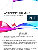 Educ 6326 Academic Shaming Presentation lm13 No Narration