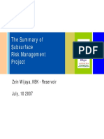 Subsurface Risk Management