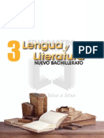 Lengua y Literatura Nuevo Bachillerato 3