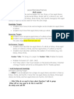 Lesson Plan Cookie Fractions