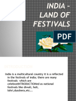 India – Land of Festivals