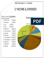 Monthly Income & Expenses