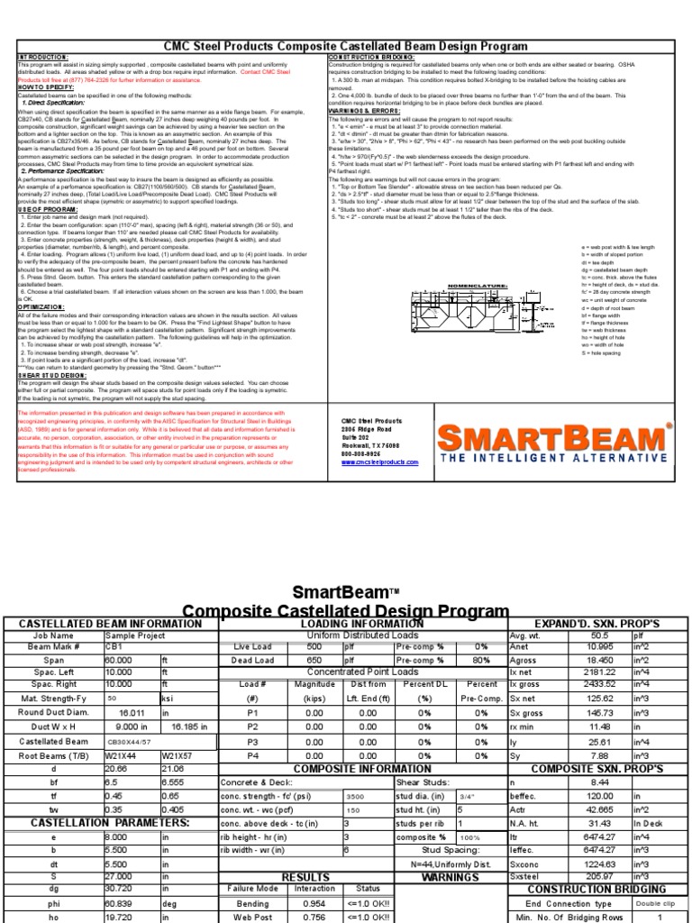 How To Call Out The Castellated Beams