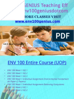 ENV 100 GENIUS Teaching Effectively Env100geniusdotcom