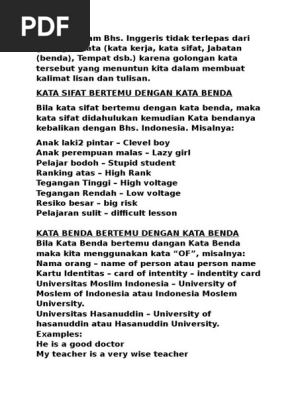 Pelajaran 5 Grammatical Tense Linguistic Morphology