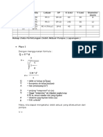 Laporan Debit Aktual Pompa