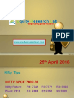 Equity Research Lab 25 April Nifty Report