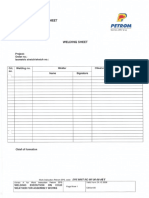 ANEX a - Welding Sheet