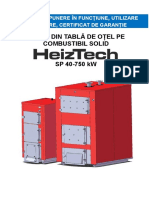 Carte Tehnica Cazan Tabla HeizTech SP