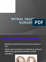 Mitral Valve Surgery