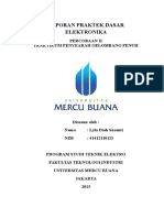 Laporan Praktikum Dasar Elektronika Peny