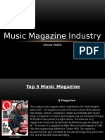 Music Magazine Industry Research 