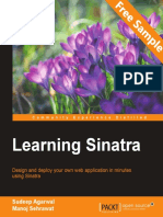Learning Sinatra - Sample Chapter