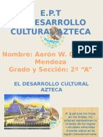 El Desarrolo Cultural Azteca Ept..
