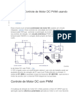 Controle de Motor DC com PWM usando 555