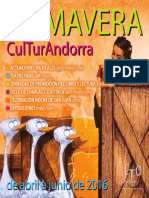 Programación CulTurAndorra Primavera 2016