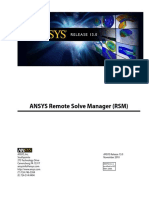 Ansys Remote Solve Manager v13
