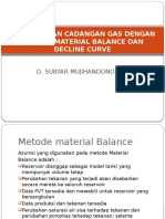 Perhitungan Cadangan Gas Dengan Metode Material Balance