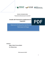 Matriz de Evaluación Institucional-FAO