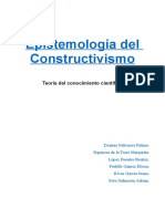 Epistemología Del Constructivismo