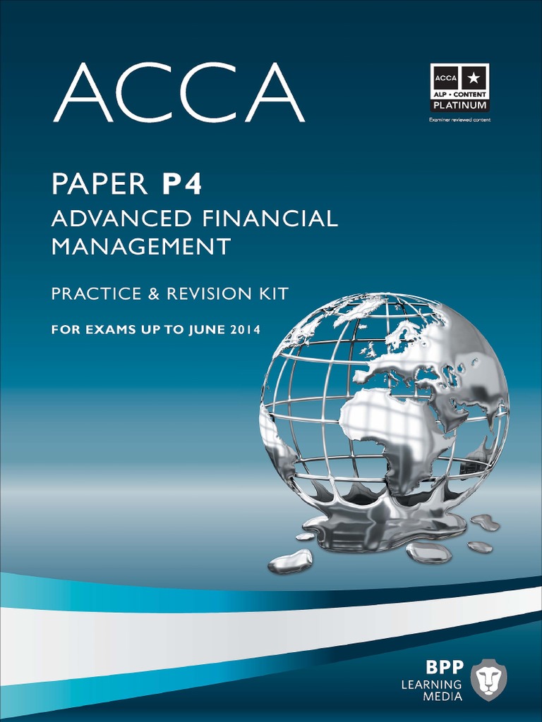 Acca Bpp Practice Revision Kit Valuation Finance - 