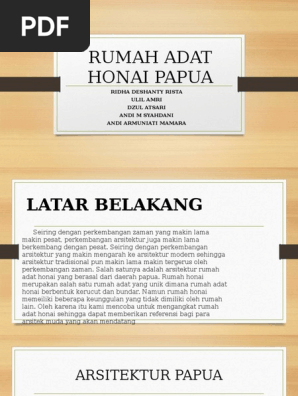 Rumah Adat Honai Papua