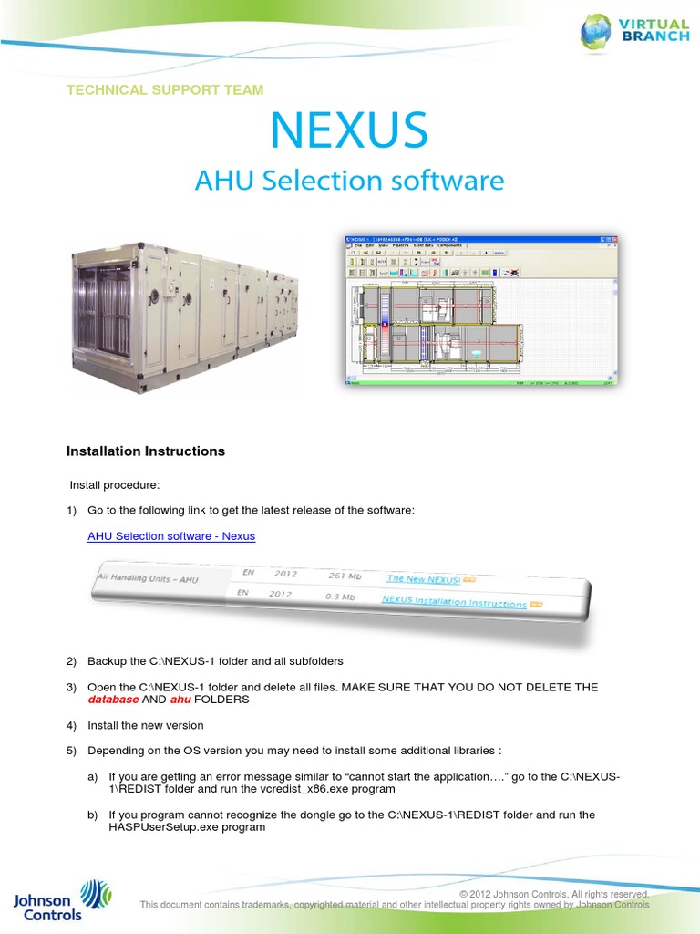 NEXUS Intallation Instructions | PDF