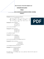2ο Φυλάδιο Ασκήσεων Grammikis Algebrasμφ2015