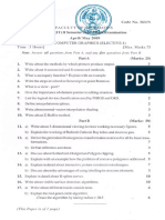 361N - Computer Graphics (Elective - I)(Sem -II)(Main)