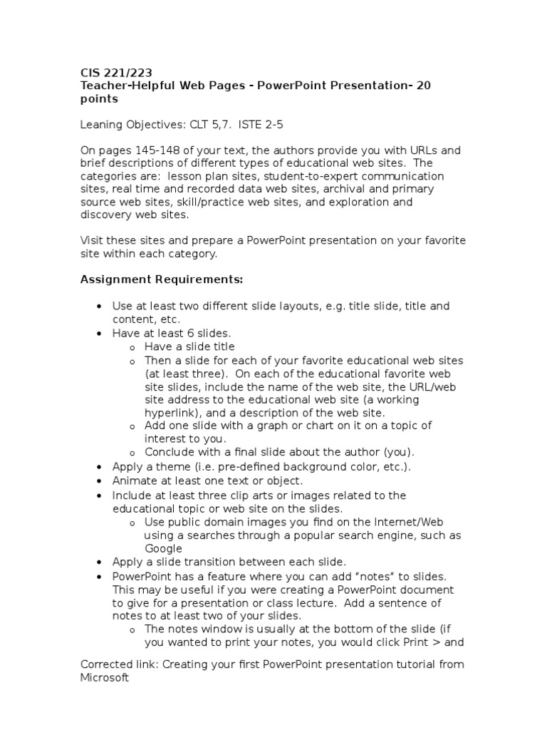 3 Powerpoint - Revised | PDF | Microsoft Power Point | World Wide Web