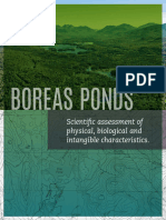 Boreas Ponds: Scientific Assessment of Physical, Biological and Intangible Characteristics.