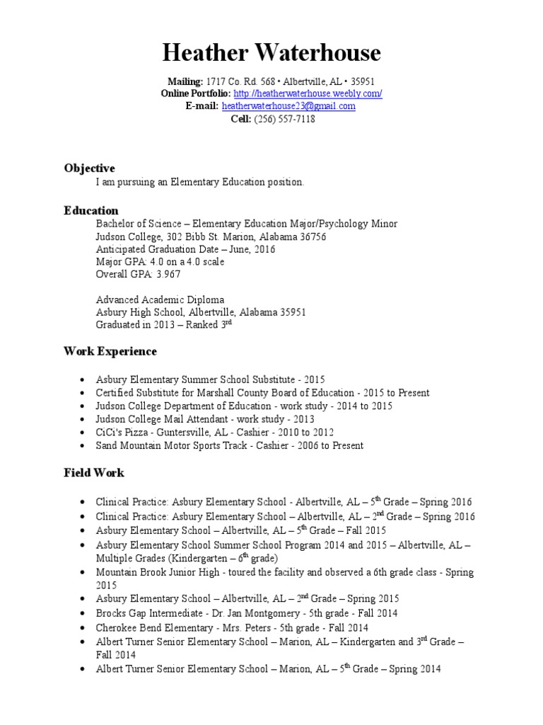 resume help university of alabama