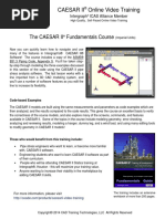 CAESAR II Online Video Training