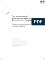 Funcionamiento Del Mecanismo de Rendicion de Cuentas en El Paraguay - Liliana Rocio Duarte - Ano 2012 - Portalguarani