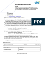 Cims Application Form