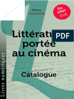 Catalogue Ligaran ebook Adaptation au cinéma