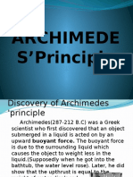 Archimedes'Principle