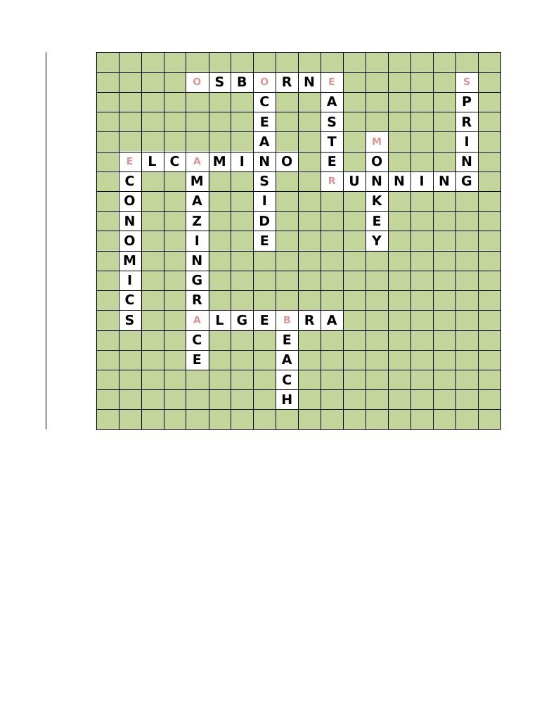 Crossword | PDF