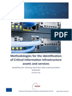 Methodologies For The Identification of Critical Information Infrastructure Assets and Services